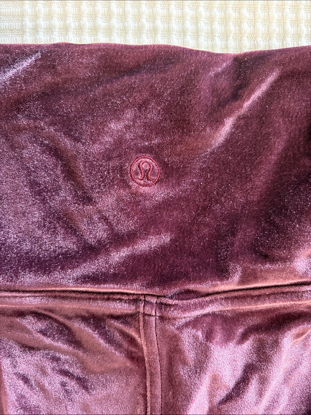 RARE Lululemon Purple Velvet Wunder Lounge High Rise Legging